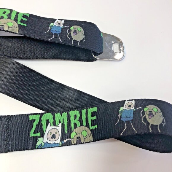 Buckle Down Adventure Time Zombie  Adult Seatbelt Belt Adjustable 24-38 USA - Picture 4 of 11
